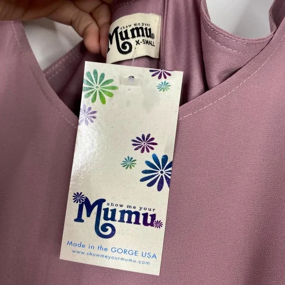 SHOW ME YOUR MUMU kendall rose pink maxi dress XS - Picture 8 of 9